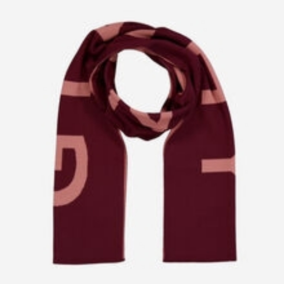 NWOT Givenchy Burgundy Pink Hat And Scarf Matching + Plus 🎁 Surprise - Picture 2 of 8